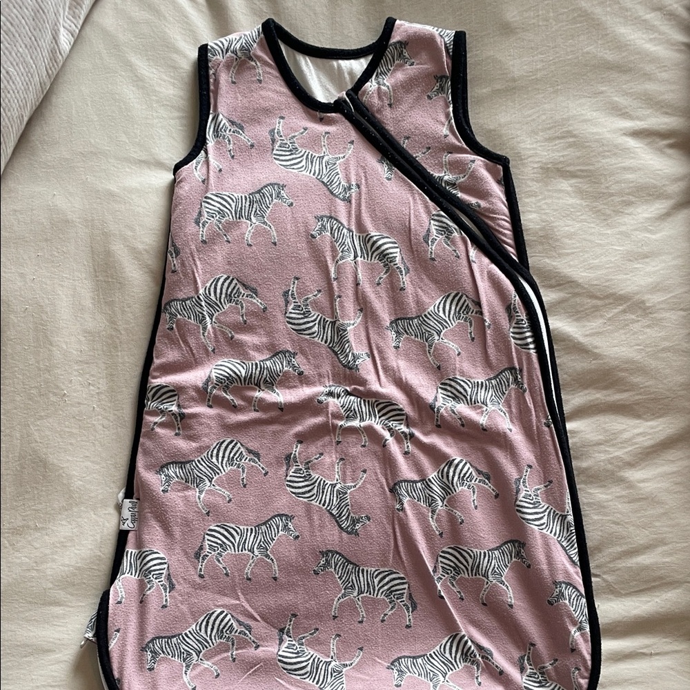 Zebra Print Pink Kids Pajamas